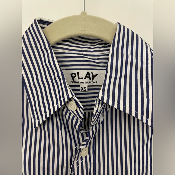 NWT CDG Play Striped Shirt - Picture 6 of 10